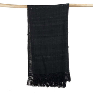 THE GYPSY BED THROW - BLACK