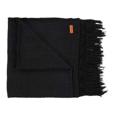 Load image into Gallery viewer, THE GYPSY BED THROW - BLACK