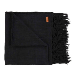 THE GYPSY BED THROW - BLACK