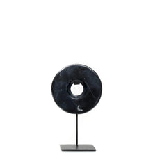 Load image into Gallery viewer, THE MARBLE DISC ON STAND - BLACK - S