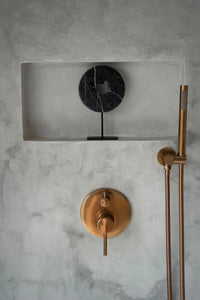THE MARBLE DISC ON STAND - BLACK - S