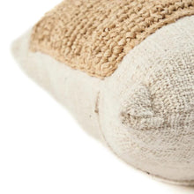 Load image into Gallery viewer, THE RAFFIA STAMP CUSHION COVER NATURAL