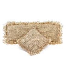 Load image into Gallery viewer, THE RAFFIA CUSHION COVER RECTANGULAR - NATURAL 35x100