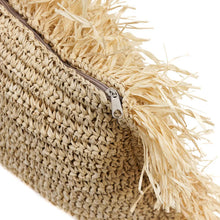 Load image into Gallery viewer, THE RAFFIA CUSHION COVER RECTANGULAR - NATURAL 35x100