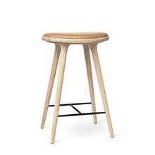 Load image into Gallery viewer, MATER - HIGH STOOL - NATURAL SOAP OAK - COUNTER HEIGHT 27.2”
