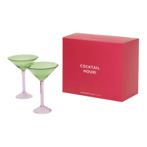 MARTINI COCKTAIL GLASS SET OF 2