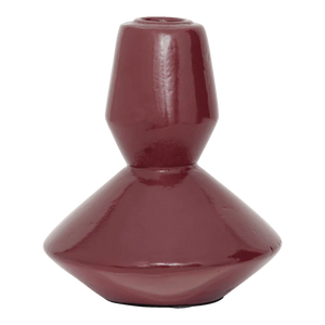 CANDLE HOLDER LOGAN, TIBETAN RED