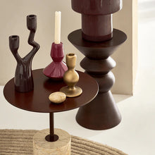 Load image into Gallery viewer, CANDLE HOLDER LOGAN, TIBETAN RED