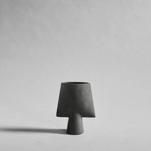 Load image into Gallery viewer, SPHERE VASE SQUARE, MINI - DARK GREY