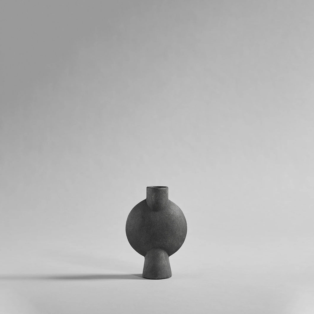 SPHERE VASE BUBL, MINI - DARK GREY