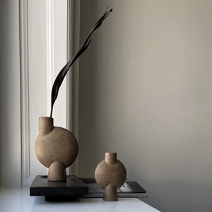 SPHERE VASE BUBL, MINI - OCHER