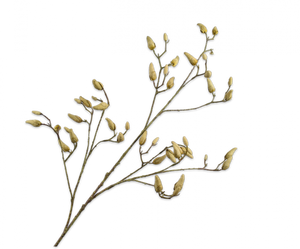 MAGNOLIA SPRAY GRN/GRY 132CM