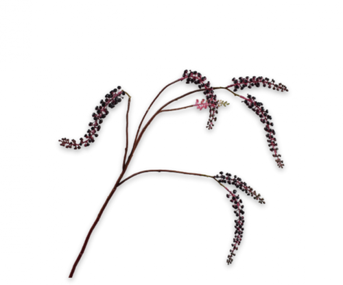 BERRY SPRAY PURPLE 95CM