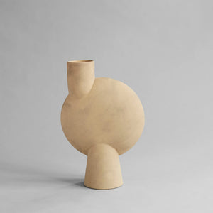 SPHERE VASE BUBL, BIG - SAND