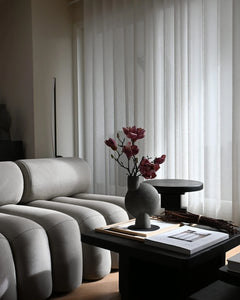 SPHERE VASE BUBL, MEDIO - DARK GREY