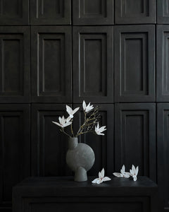 SPHERE VASE BUBL, MEDIO - DARK GREY