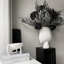 Load image into Gallery viewer, SPHERE VASE SQUARE, BIG - BONE WHITE