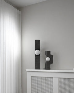SITTING MAN, MINI- DARK GREY