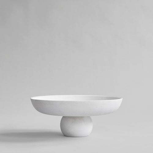 BABURU BOWL, BIG - BONE WHITE