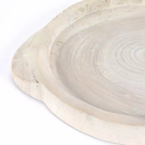 TADEO ROUND TRAY, IVORY