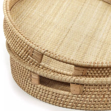 Load image into Gallery viewer, RATTAN NESTING TRAY, NATURAL SET OF 2