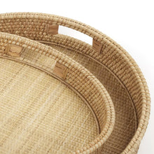 Load image into Gallery viewer, RATTAN NESTING TRAY, NATURAL SET OF 2