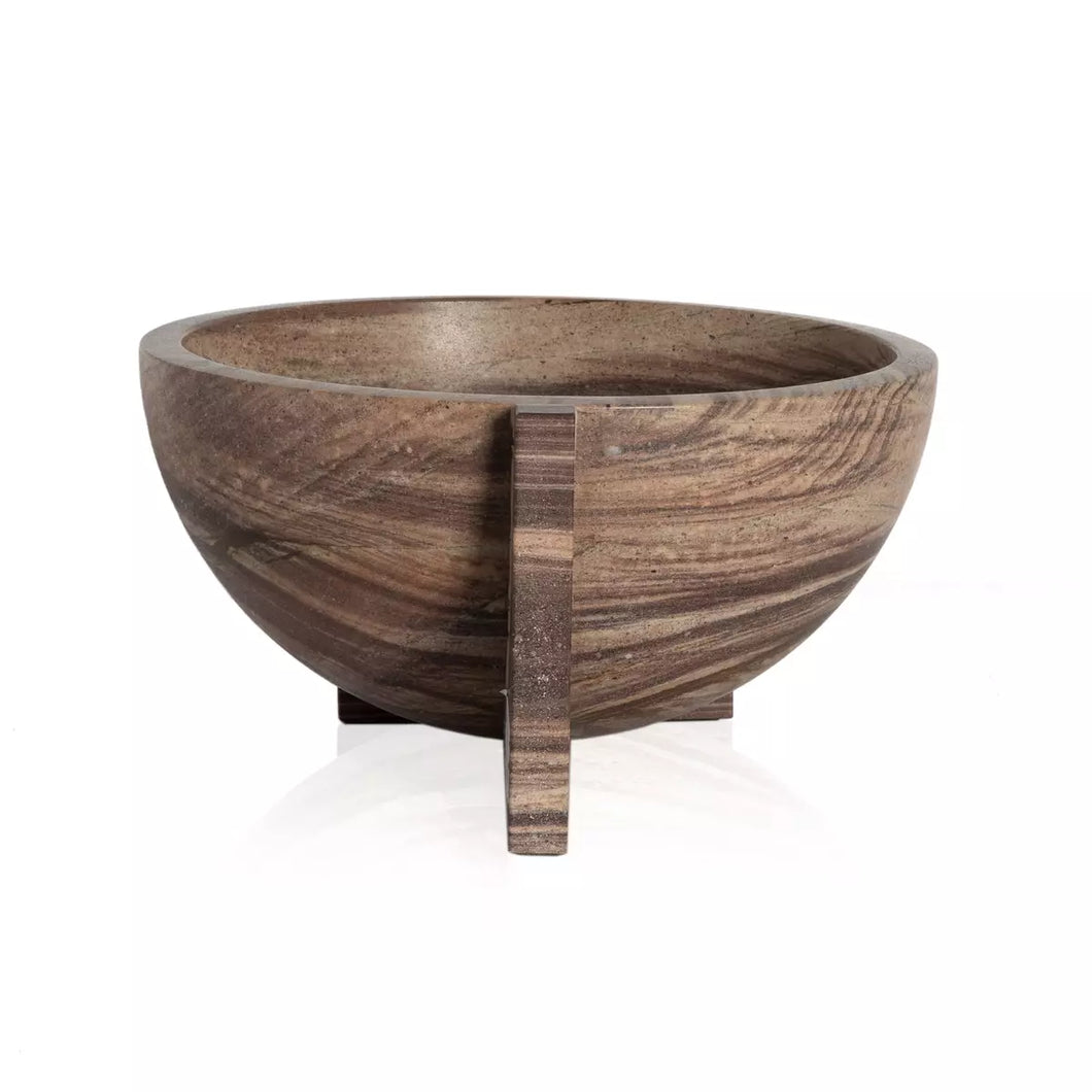 ROCCO BOWL-TUMBLED RUST