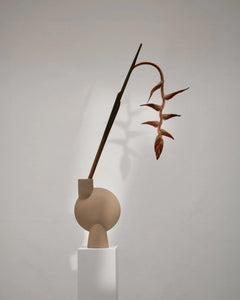 SPHERE VASE BUBL, BIG - SAND