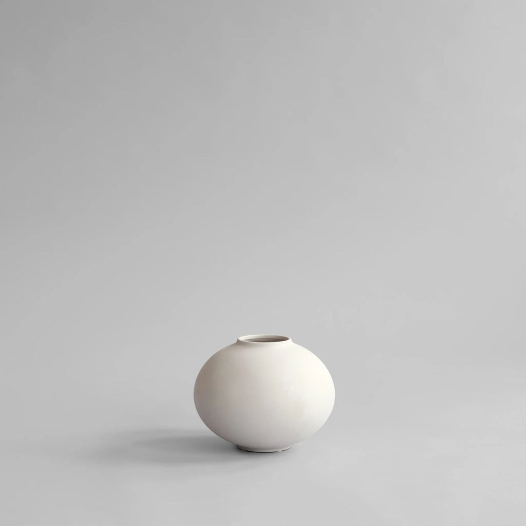 SUNAO VASE FAT, MINI - BIRCH