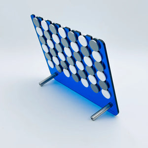 EL CUATRO-CONNECT 4-BLUE- PIECES BLACK & GREY
