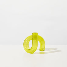 Load image into Gallery viewer, TWIST VASE /CANDLE HOLDER IN LIGHT GREEN