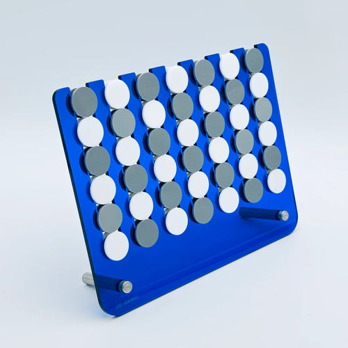 EL CUATRO-CONNECT 4-BLUE- PIECES BLACK & GREY