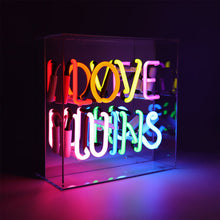 Load image into Gallery viewer, ACRYLIC BOX NEON - LOVE WINS