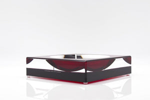 CANDY BOWL IN RUBY-LARGE