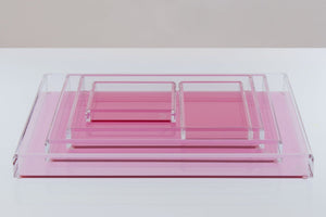 TRAY IN ROSE X-SMALL