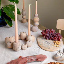 Load image into Gallery viewer, RAINBOW SANDSTONE TAPER HOLDER