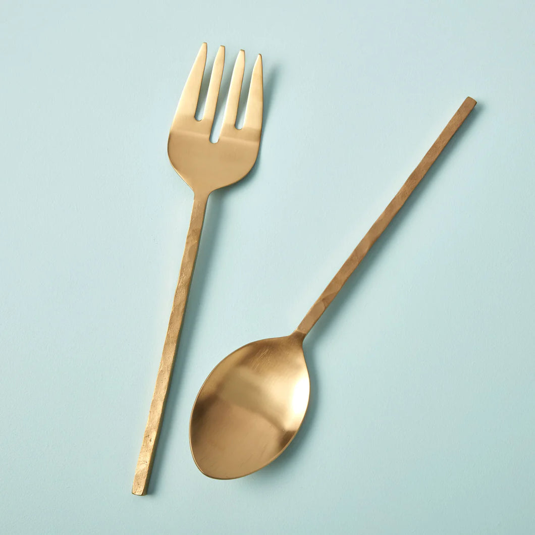 AZURA SERVING SET, GOLD