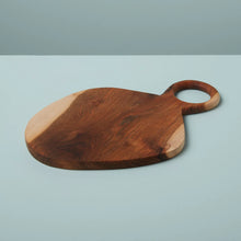 Load image into Gallery viewer, TEAK OVAL BOARD WITH HANDLE