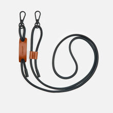 Load image into Gallery viewer, CORDON NOGA CUIR - NOIR DORÉ