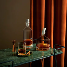 Load image into Gallery viewer, GLASS ALBA TALL WHISKEY DECANTER, CARAFE