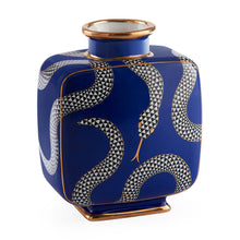 Load image into Gallery viewer, EDEN SQUARE VASE - NAVY
