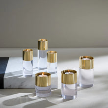 Load image into Gallery viewer, JACQUE CANDLES  HOLDER CLEAR - SET OF 6 - 34585