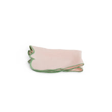 Load image into Gallery viewer, SET 2 NAPKIN PINK 45X45 GREEN RIM