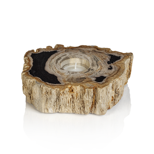 FORTALEZA PETRIFIED WOOD TEALIGHT