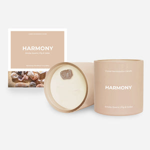 HARMONY CRYSTAL MANIFESTATION CANDLE