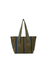 Load image into Gallery viewer, YARD PICNIC BAG, OLIVE/BRIGHT BLUE