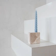 Load image into Gallery viewer, TRAVERTINE CANDLE HOLDER,  &#39;PIXEL&#39;