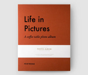 LIFE IN PICTURES PHOTO ALBUM, ORANGE