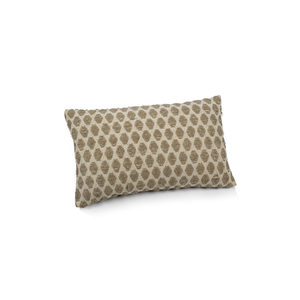 Canaria Cotton Throw Pillow - Linen