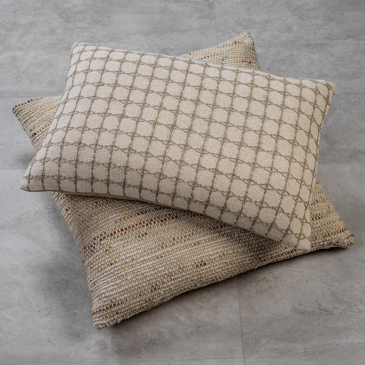 CANARIA COTTON THROW PILLOW - WOVEN